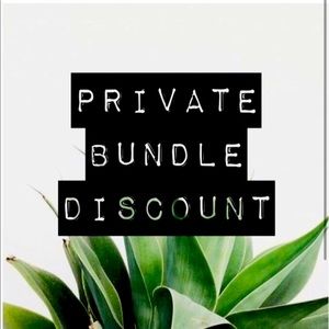 Bundle Items for Discounts!!